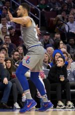 KENDALL JENNER at Cleveland Cavaliers vs Philadelphia 76ers Game in Philadelphia 11/23/2018