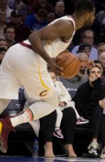 KENDALL JENNER at Cleveland Cavaliers vs Philadelphia 76ers Game in Philadelphia 11/23/2018