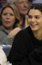 KENDALL JENNER at Cleveland Cavaliers vs Philadelphia 76ers Game in Philadelphia 11/23/2018