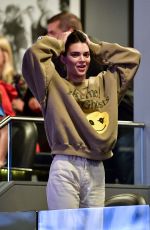 KENDALL JENNER at Philadelphia 76ers vs Brooklyn Nets Game in New York 11/25/2018