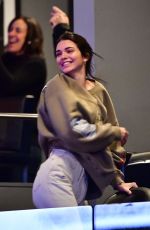 KENDALL JENNER at Philadelphia 76ers vs Brooklyn Nets Game in New York 11/25/2018