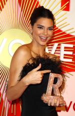 KENDALL JENNER at #RevolveAwards in Las Vegas 11/09/2018