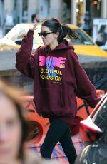 KENDALL JENNER Leaves a Gym in New York 11/04/2018