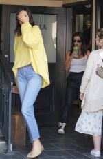 KENDALL JENNER Leaves Alfred Coffee in West Hollywood 11/11/2018