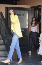 KENDALL JENNER Leaves Alfred Coffee in West Hollywood 11/11/2018