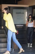KENDALL JENNER Leaves Alfred Coffee in West Hollywood 11/11/2018