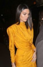 KENDALL JENNER Night Out in London 11/15/2018