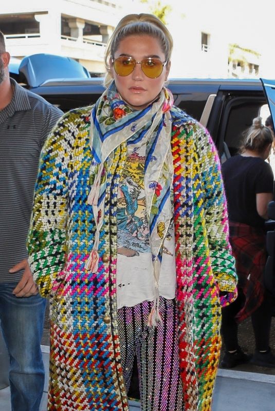 KESHA SEBERT at LAX Airport in Los Angeles 11/12/2018