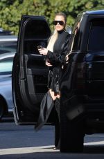 KHLOE KARDASHIAN Arrives at Keeping up with the Kardashians Taping in Sherman Oaks 11/30/2018