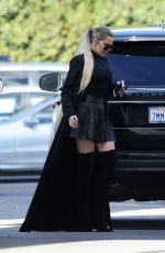 KHLOE KARDASHIAN Arrives at Keeping up with the Kardashians Taping in Sherman Oaks 11/30/2018