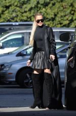 KHLOE KARDASHIAN Arrives at Keeping up with the Kardashians Taping in Sherman Oaks 11/30/2018
