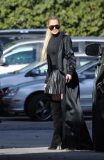 KHLOE KARDASHIAN Arrives at Keeping up with the Kardashians Taping in Sherman Oaks 11/30/2018