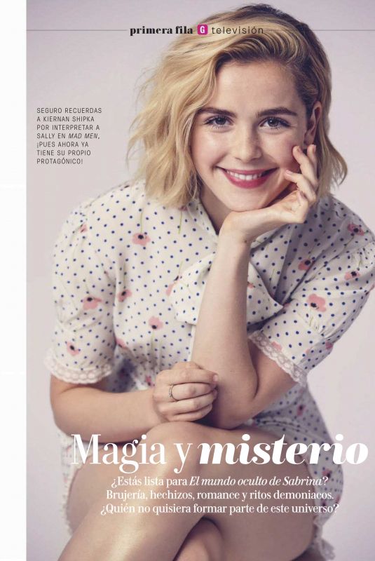 KIERNAN SHIPKA in Glamour Magazine, Mexico November 2018