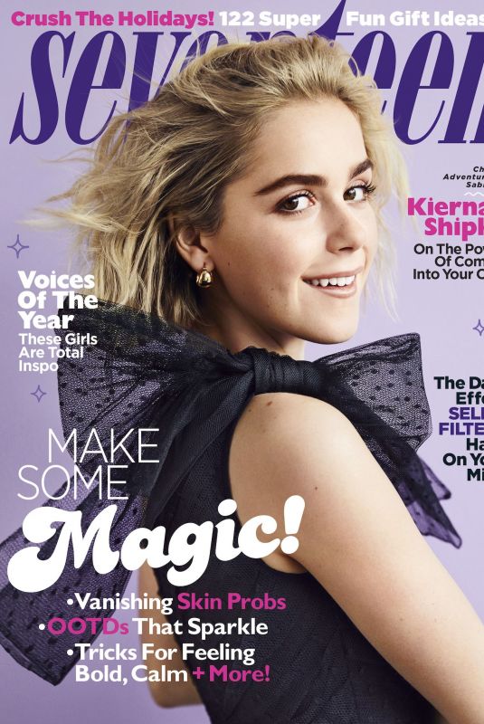 KIERNAN SHIPKA in Seventeen Magazine, December 2018