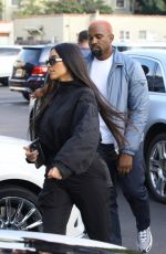 KIM KARDASHIAN and Kanye West Out in Los Angeles 11/17/2018