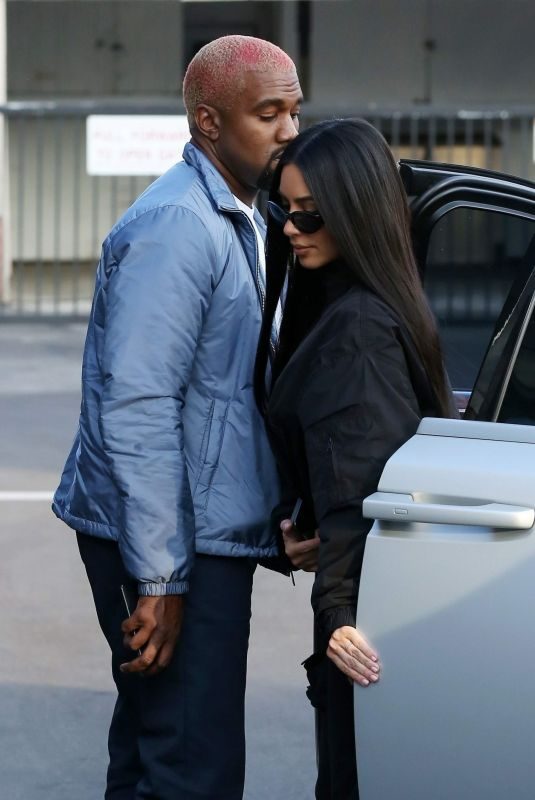 KIM KARDASHIAN and Kanye West Out in Los Angeles 11/17/2018
