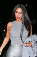 KIM KARDASHIAN Arrives at Street Dreams Event in West Hollywood 11/16/2018