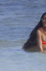 KIM KARDASHIAN in Bikini on the Beach in Bali 10/26/2018