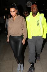 KIM, KHLOE and KOURTNEY KARDASHIAN Out for Dinner in Los Angeles 11/12/2018