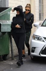 KOURTNEY KARDASHIAN and LARSA PIPEN at La Scala in Beverly Hills 11/13/2018