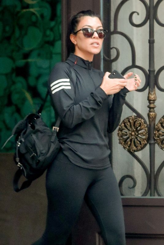 KOURTNEY KARDASHIAN at La Scala in Beverly Hills 11/13/2018