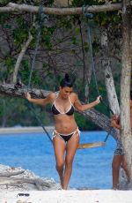 KOURTNEY KARDASHIAN in Bikini on the Beach in Bali 10/26/2018