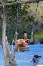 KOURTNEY KARDASHIAN in Bikini on the Beach in Bali 10/26/2018