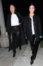 KOURTNEY KARDASHIAN Out in Dinner in Beverly Hills 11/19/2018