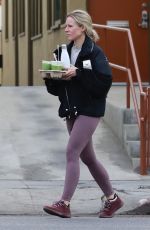 KRISTEN BELL at a Gym in Los Feliz 11/19/2018