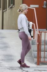 KRISTEN BELL at a Gym in Los Feliz 11/19/2018