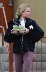 KRISTEN BELL at a Gym in Los Feliz 11/19/2018
