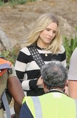 KRISTEN BELL on the Set of Her New Movie in Malibu 11/01/2018