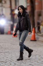 KRYSTEN RITTER on the Set of a Commercial in New York 11/19/2018