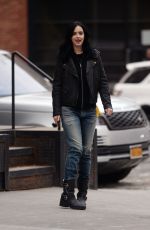 KRYSTEN RITTER on the Set of a Commercial in New York 11/19/2018