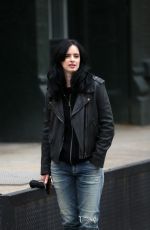 KRYSTEN RITTER on the Set of Jessica Jones in New York 11/21/2018