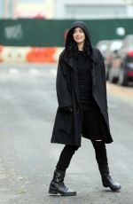 KRYSTEN RITTER on the Set of Jessica Jones in New York 11/21/2018