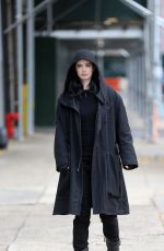 KRYSTEN RITTER on the Set of Jessica Jones in New York 11/21/2018