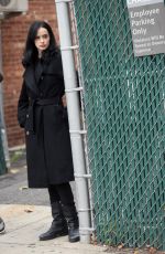 KRYSTN RITTER on the Set of Jessica Jone, Season 3 in New York 10/31/2018