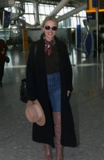KYLIE MINOGUE at Heathrow Airport in London 11/08/2018