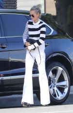 LAETICIA HALLYDAY at Hair By Violet in Beverly Hills 11/23/2018