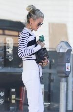 LAETICIA HALLYDAY at Hair By Violet in Beverly Hills 11/23/2018