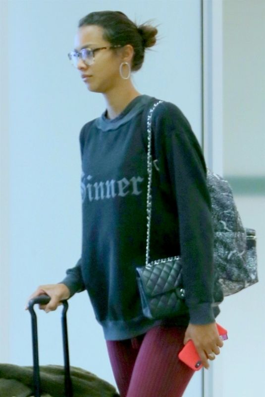 LAIS RIBEIRO at Galeao International Airport in Rio De Janeiro 11/21/2018