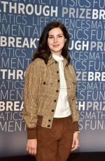 LANA DEL REY at 2019 Breakthrough Prize in Mountain View 11/04/2018