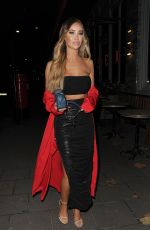 LAUREN POPE Leaves Sexy Fish Restaurant in London 11/22/2018