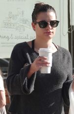 LEA MICHELE Out Shopping in Los Angeles 11/05/2018