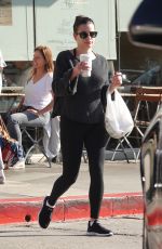 LEA MICHELE Out Shopping in Los Angeles 11/05/2018