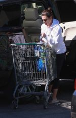 LEA MICHELE Shopping at Whole Foods in Brentwood 11/02/2018