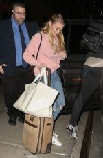 LEANN RIMES Leaves Greenwich Hotel in New York 11/08/2018