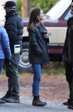 LERI RUSSELL on the Set of Antlers in Hope 11/12/2018