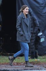 LERI RUSSELL on the Set of Antlers in Hope 11/12/2018